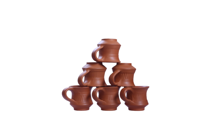 NATURAL CUP PLATE SET - Image 2